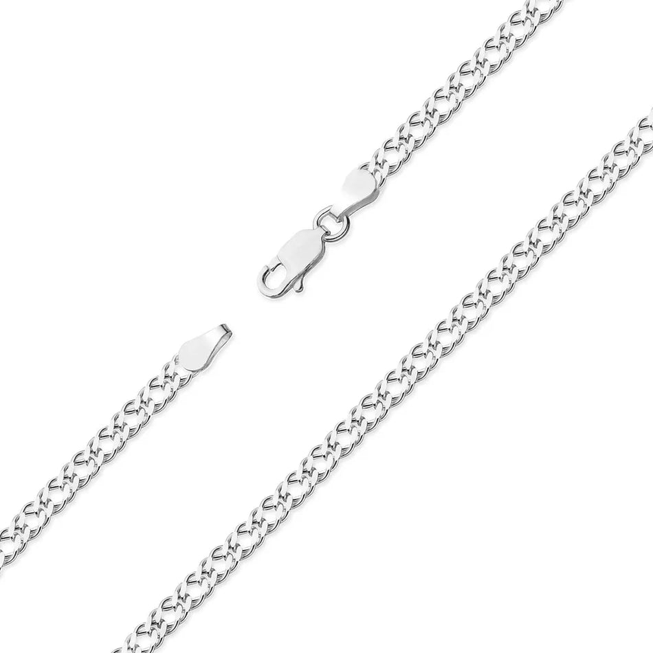 Men's Silver Curb Chain 2.8mm