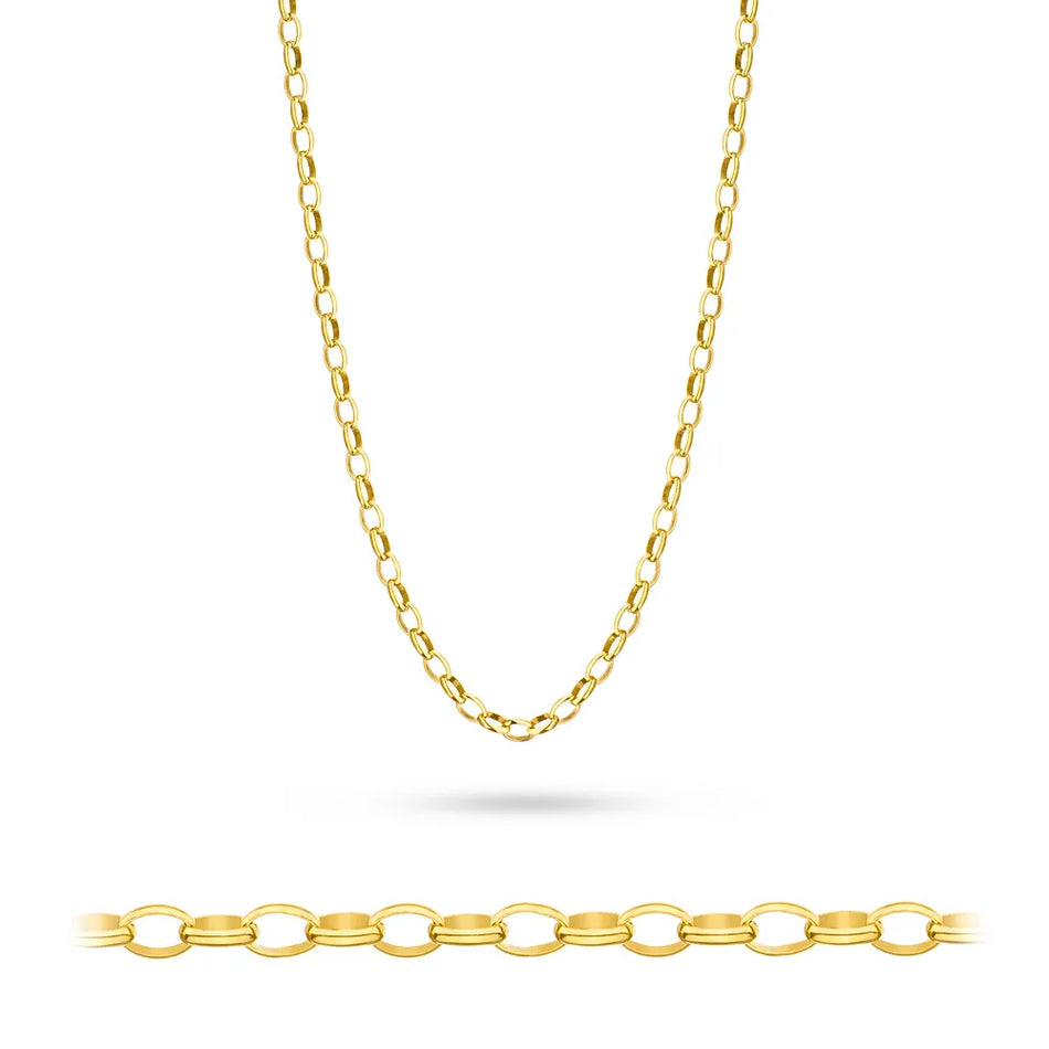 Gold-plated Silver Rolo Chain 2.8mm