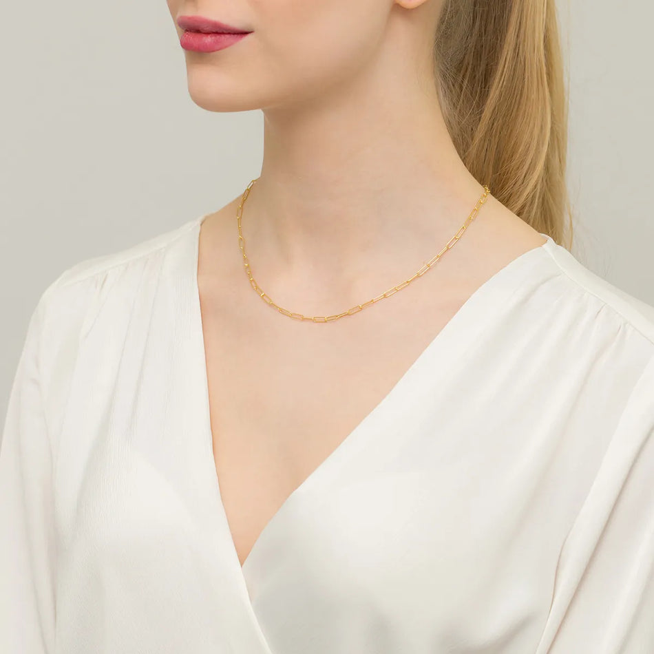 Gold-plated Silver Anchor Chain 3.0mm