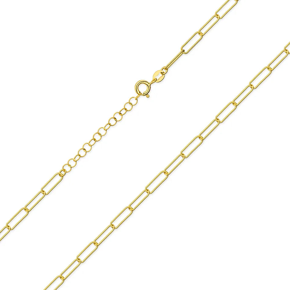 Gold-plated Silver Anchor Chain 3.5mm