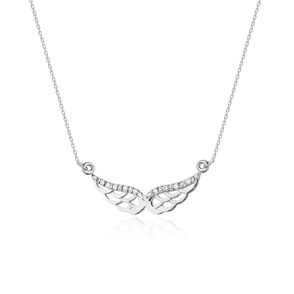 Gold Necklace with 0.03ct Diamonds