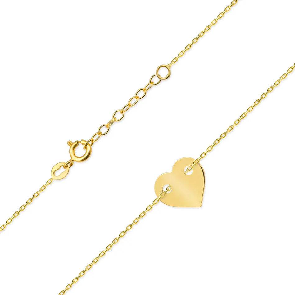Gold-plated Silver NecklaceHeart