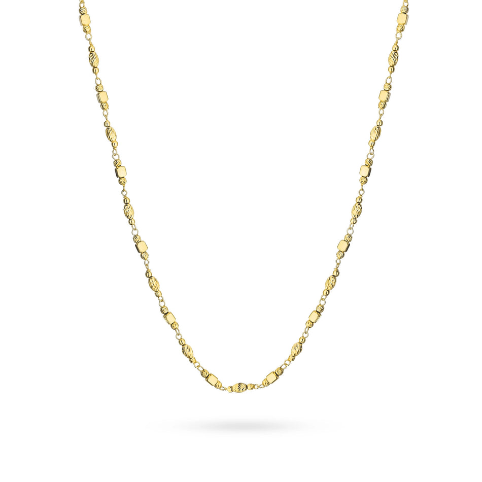 Gold-plated Silver Necklace Squares