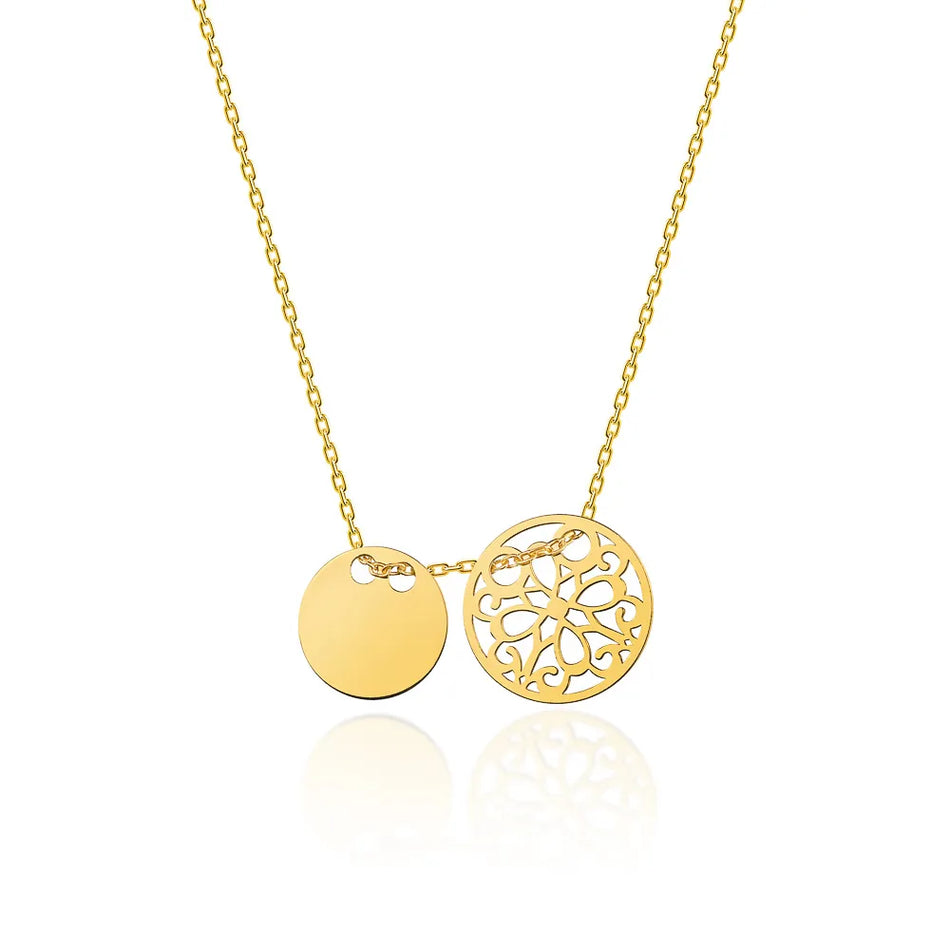 Gold-plated Silver Necklace Rings