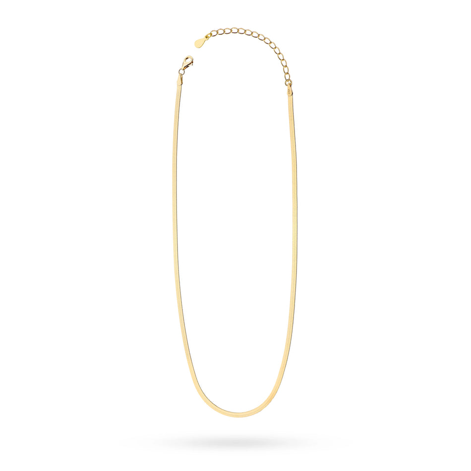 Gold-plated Silver Necklace Snake Chain