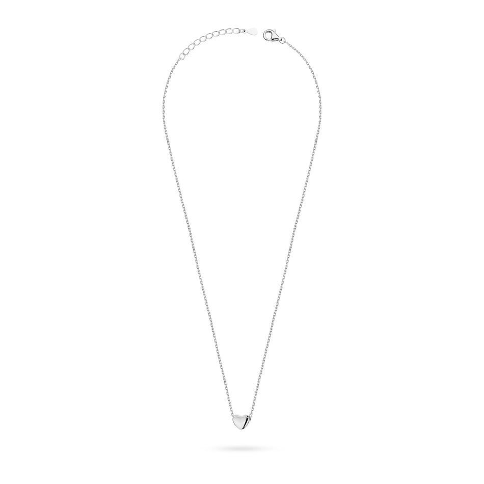 Silver Necklace Heart