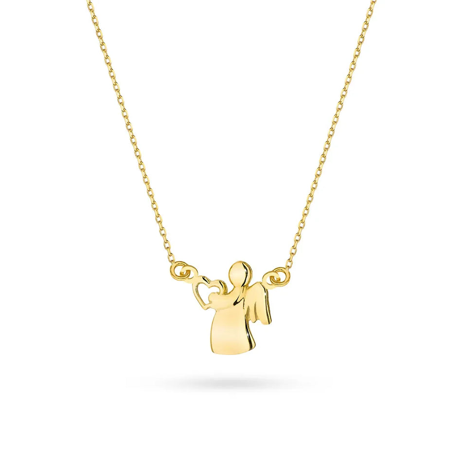 Gold-plated Silver Necklace Angel