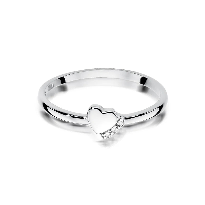 Gold Ring with 0.015ct Diamonds