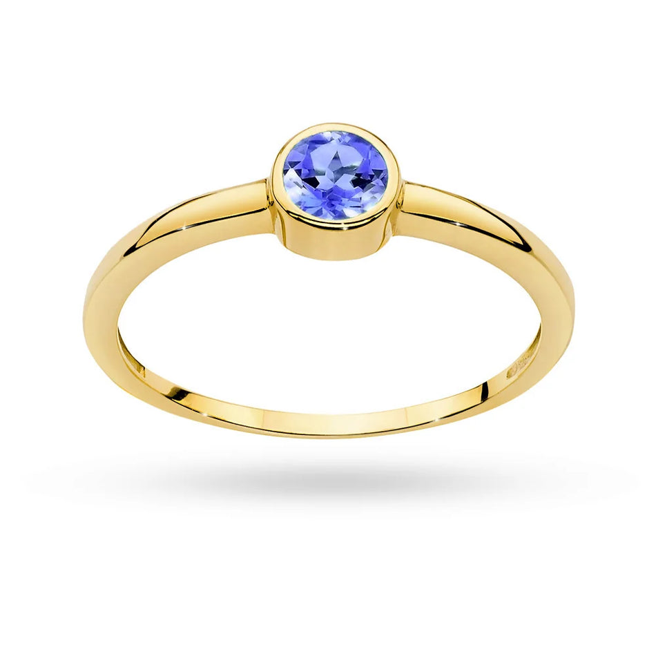 Gold Ring with 0.35ct Tansanit