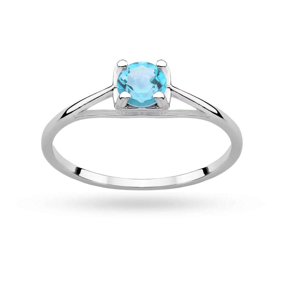 Silver Ring with Zirconia