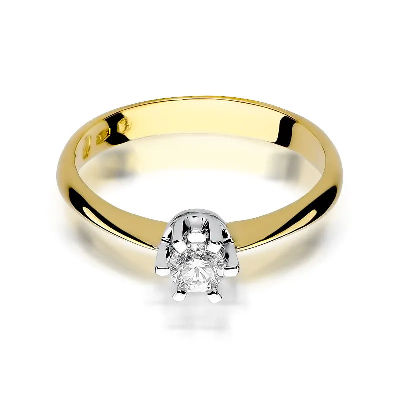 Gold Ring with 0.23ct Diamond