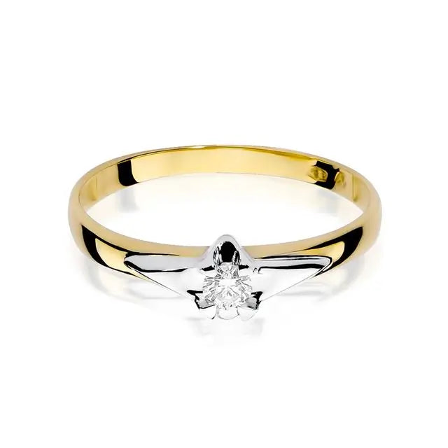 Gold Ring with 0.10ct Diamond