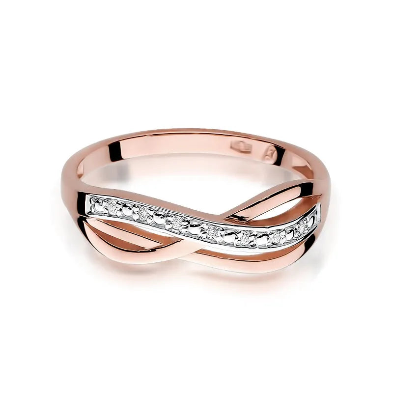 Gold Ring with 0.06ct Diamonds