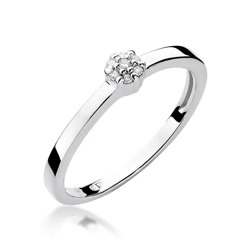 Gold Ring with 0.035ct Diamonds