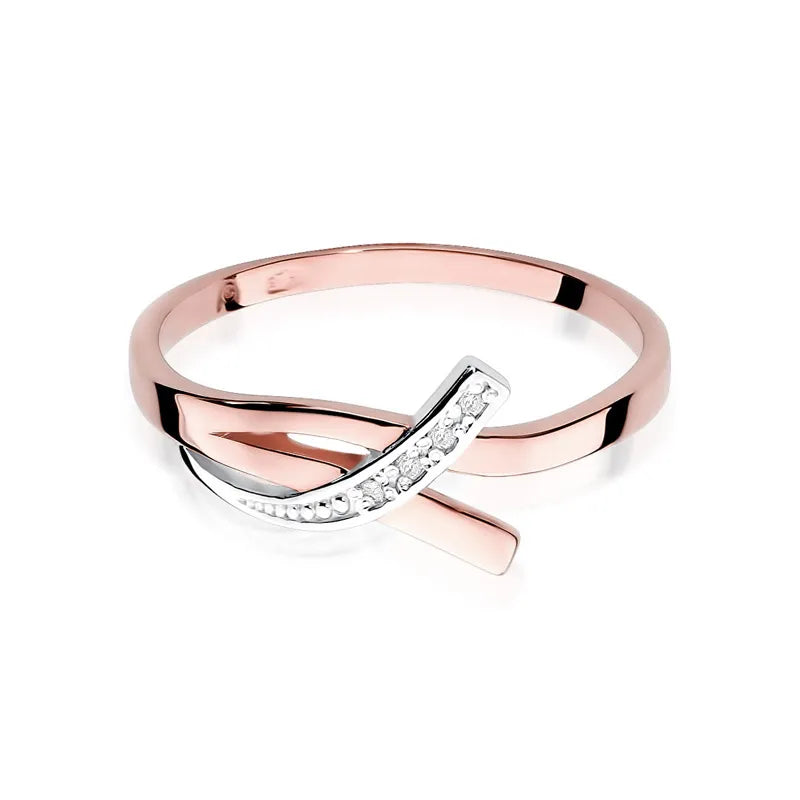 Gold Ring with 0.02ct Diamonds