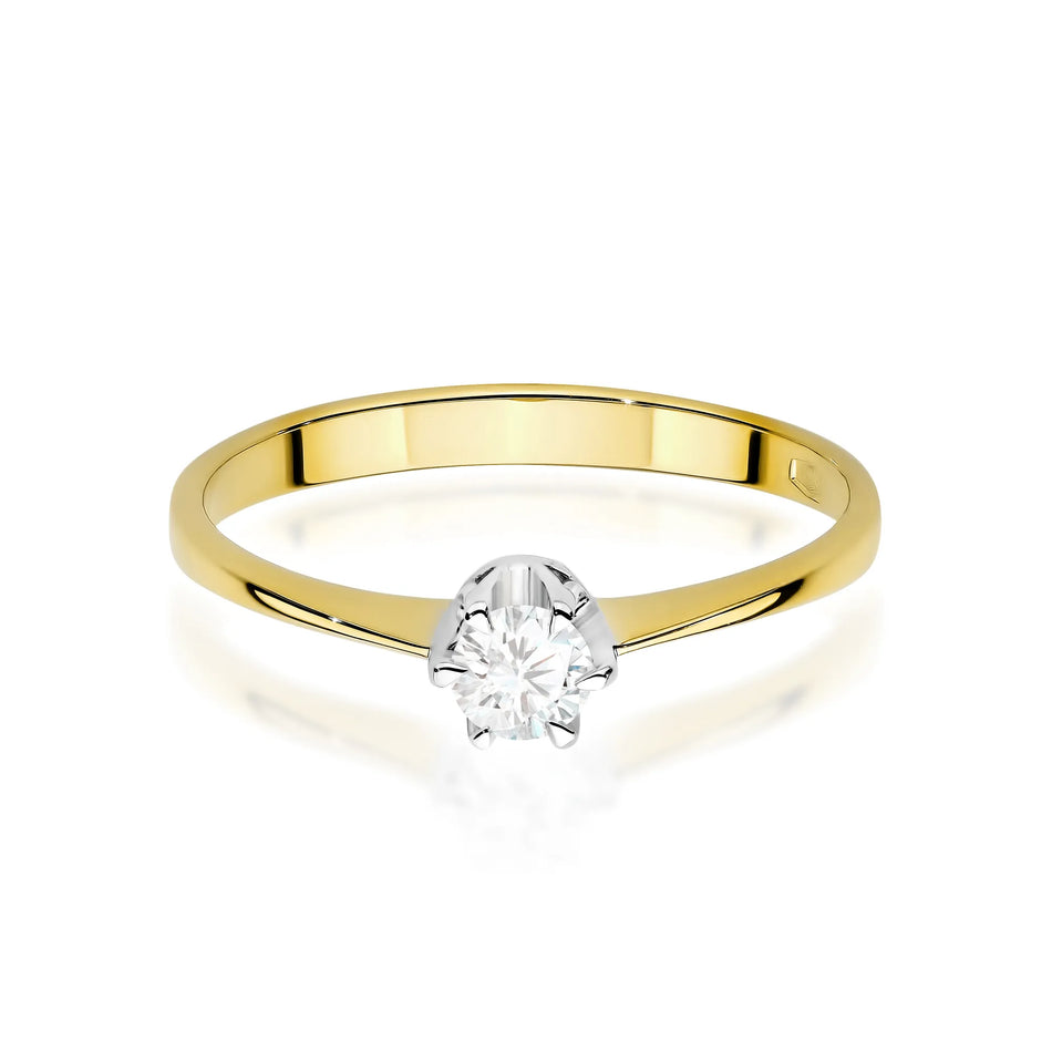 Gold Ring with 0.20ct Diamond