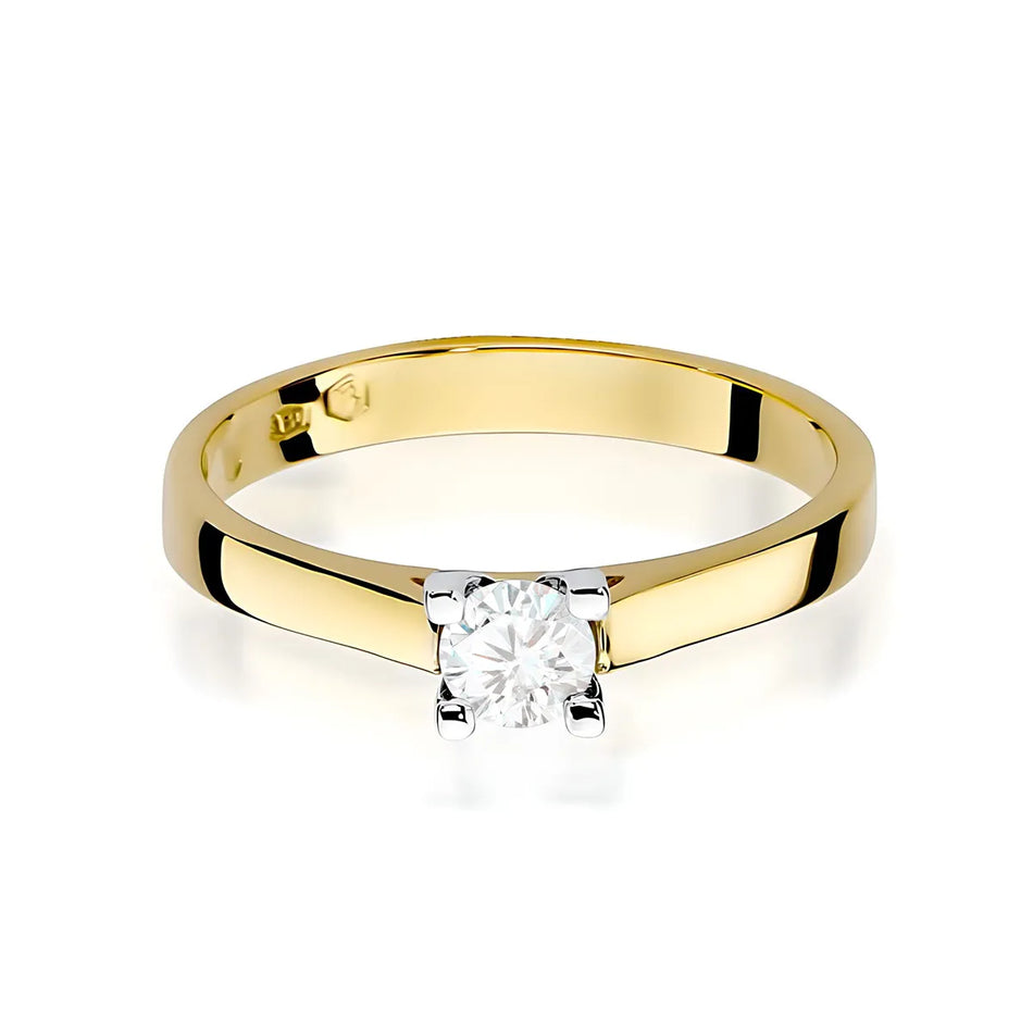 Gold Ring with 0.20ct Diamond