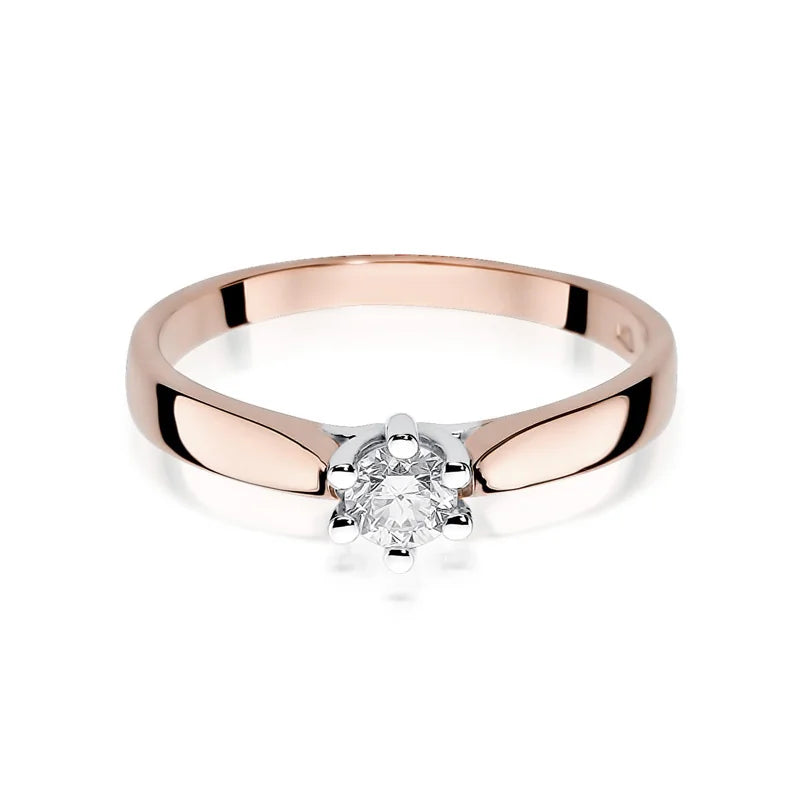 Gold Ring with 0.23ct Diamond