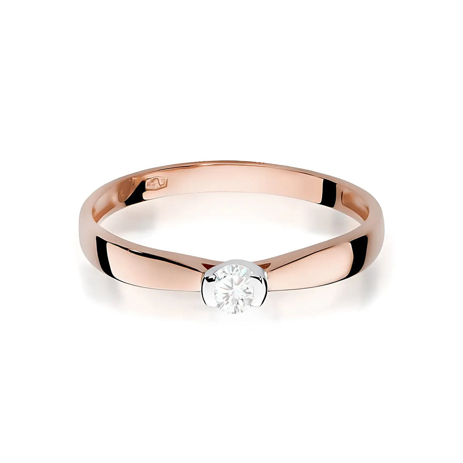 Gold Ring with 0.08ct Diamond