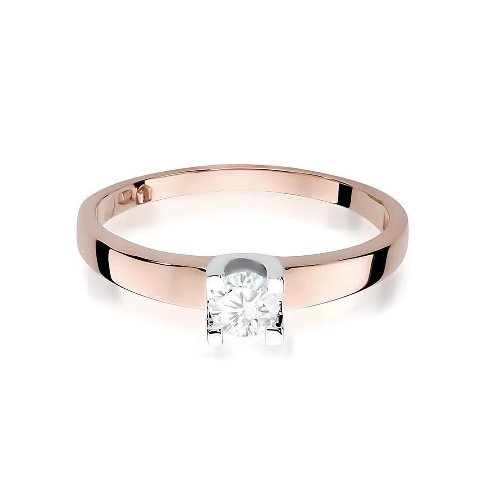 Gold Ring with 0.25ct Diamond