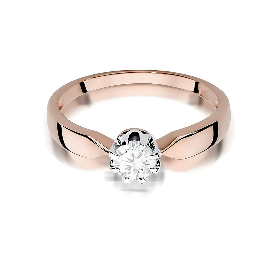 Gold Ring with 0.40ct Diamond