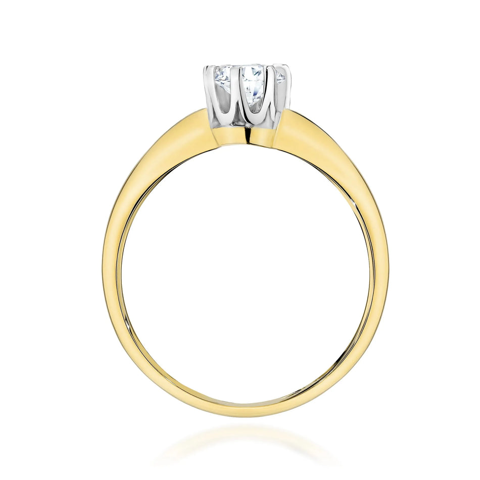 Gold Ring with 0.30ct Diamond