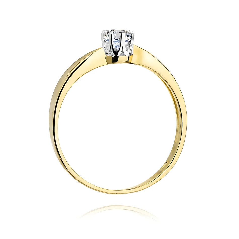 Gold Ring with 0.40ct Diamond