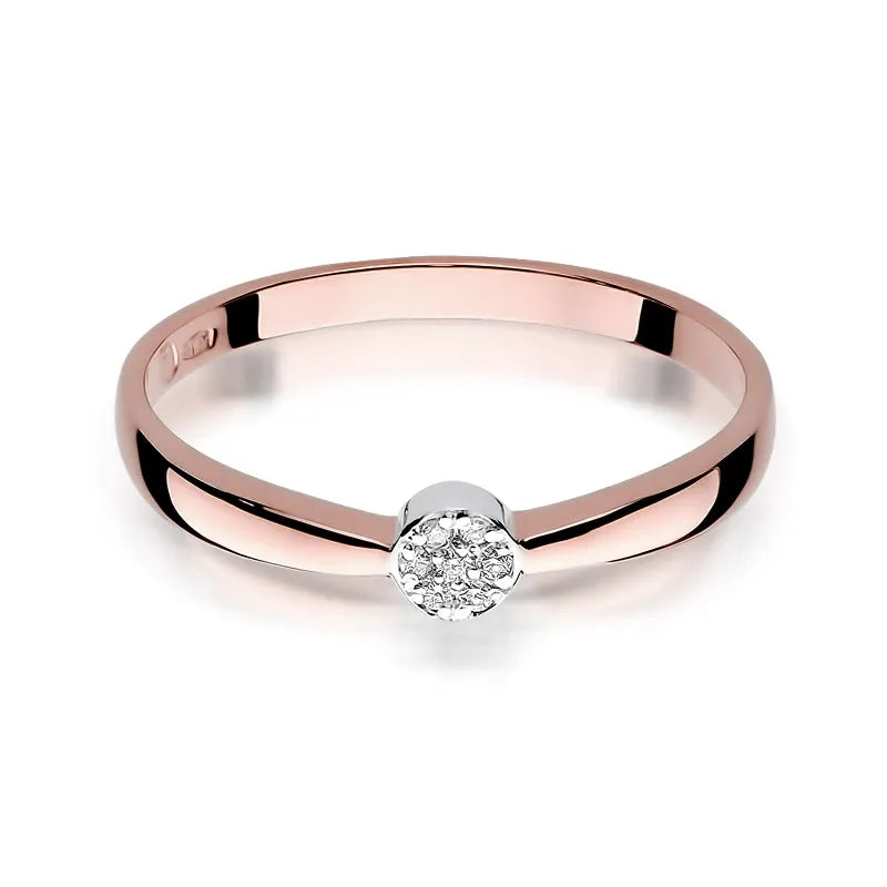 Gold Ring with 0.035ct Diamonds