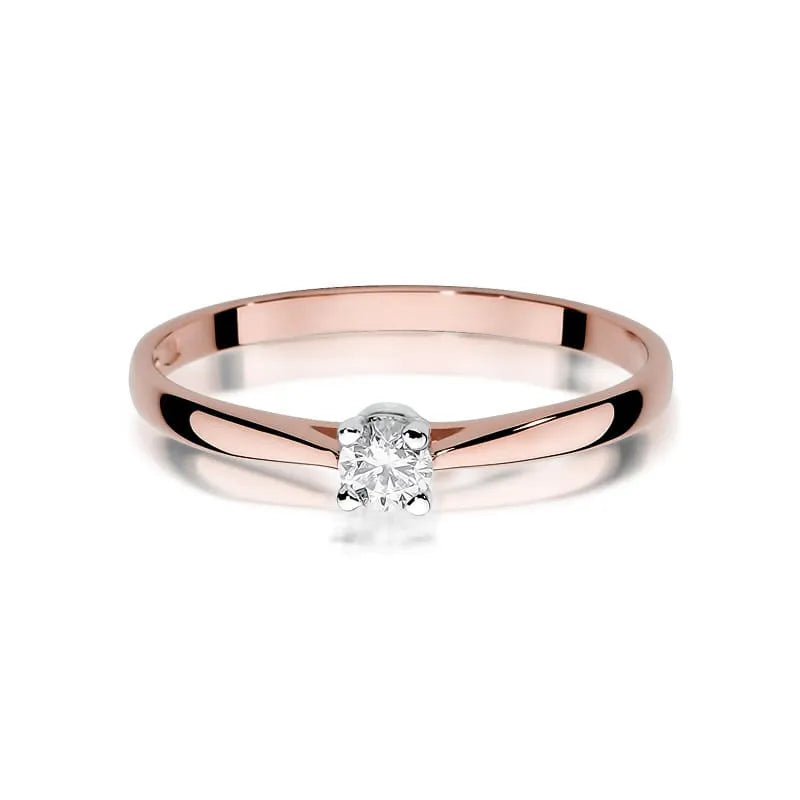 Gold Ring with 0.15ct Diamond