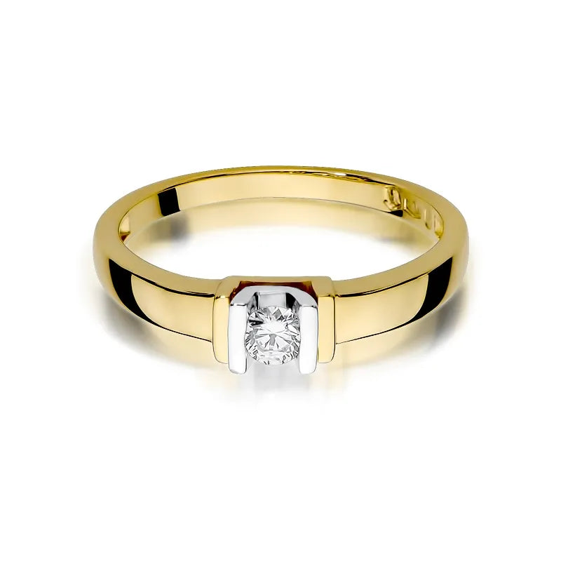 Gold Ring with 0.10ct Diamond