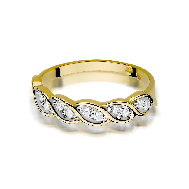Gold Ring with 0.20ct Diamonds