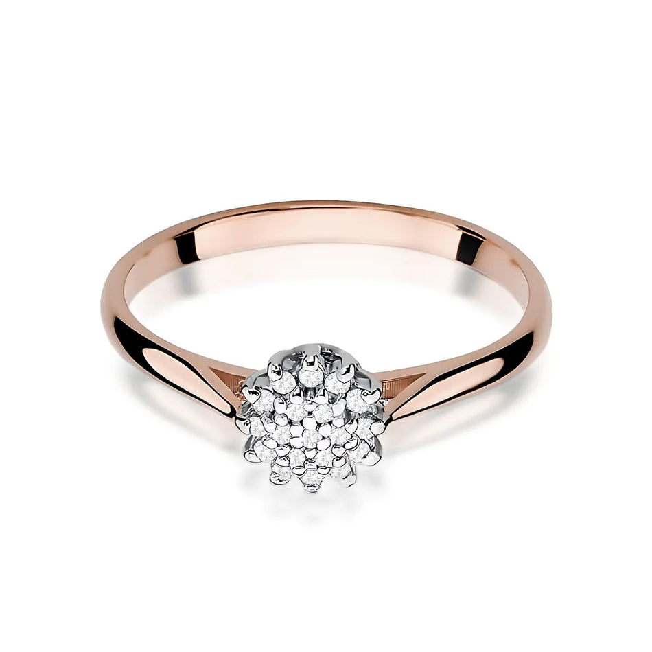 Gold Ring with 0.095ct Diamonds