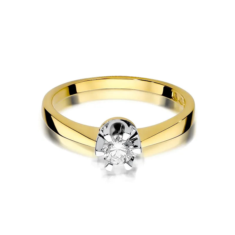 Gold Ring with 0.25ct Diamond