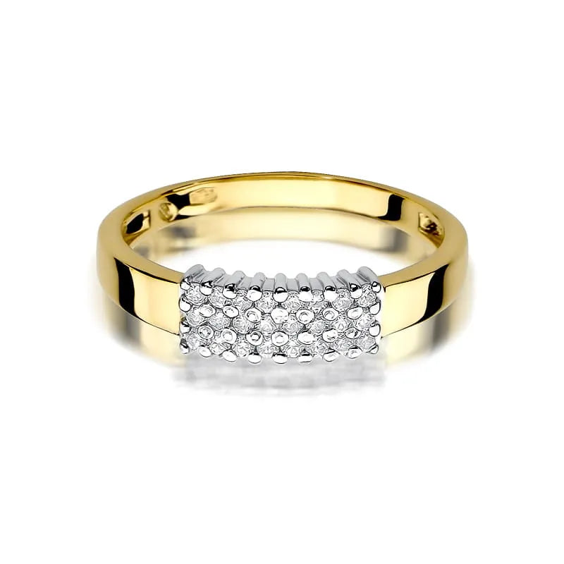 Gold Ring with 0.206ct Diamonds