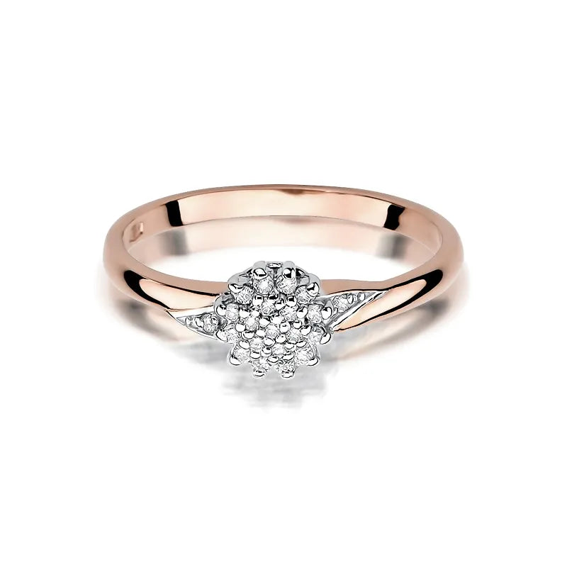 Gold Ring with 0.105ct Diamonds
