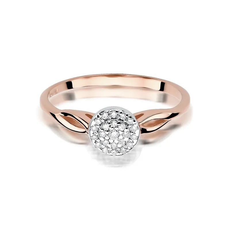 Gold Ring with 0.125ct Diamonds