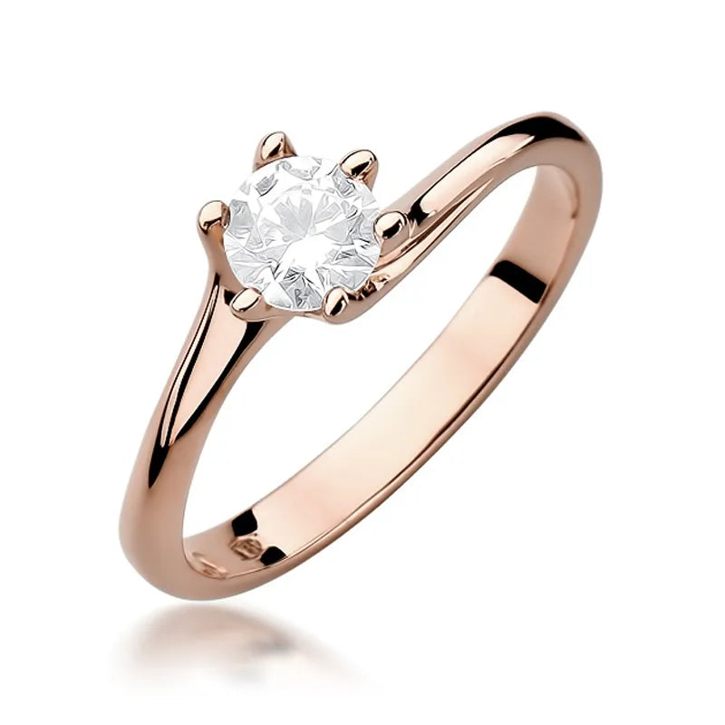 Gold Ring with 0.50ct Diamond