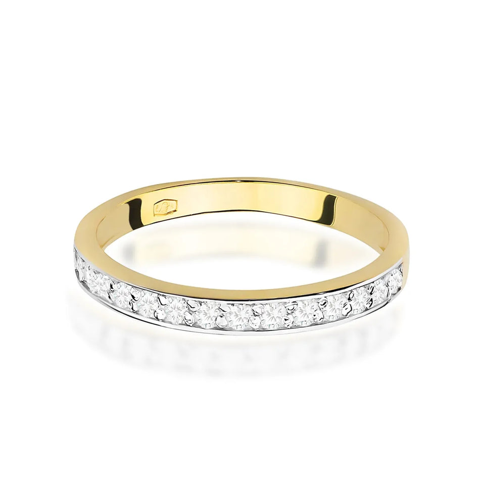 Gold Ring with 0.203ct Diamonds