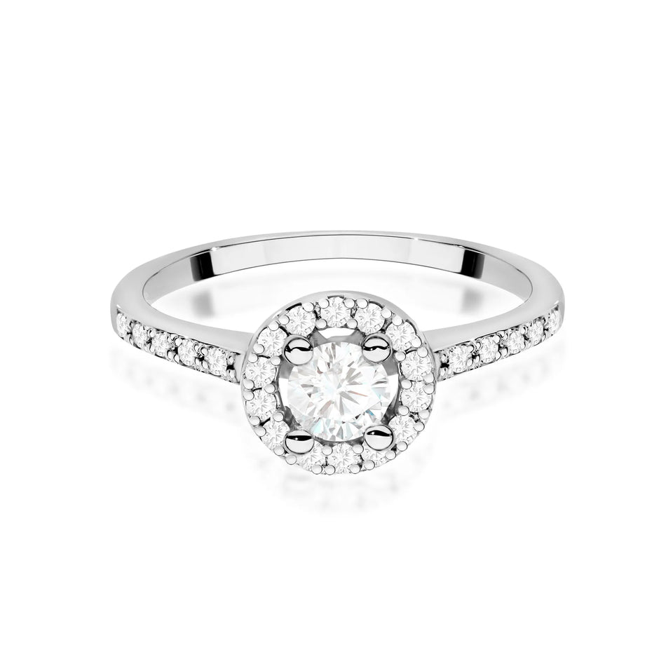 Gold Ring with 0.30ct and 0.224ct Diamonds