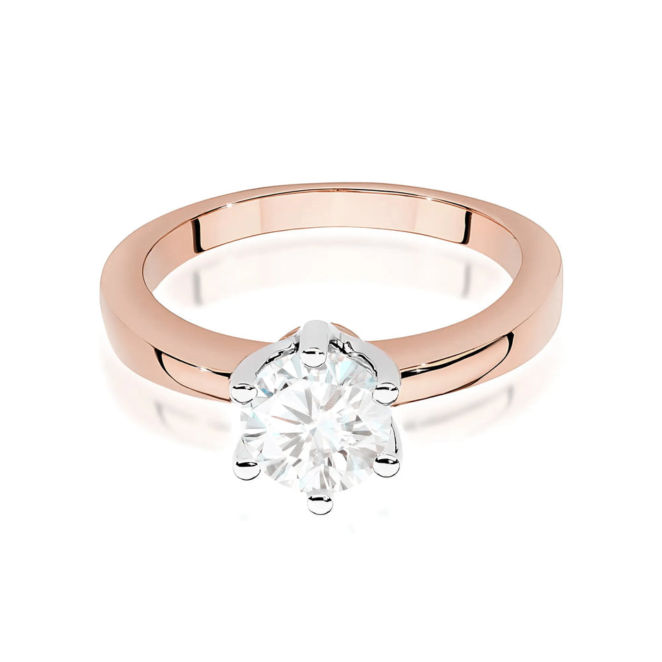 Gold Ring with 0.70ct Diamond