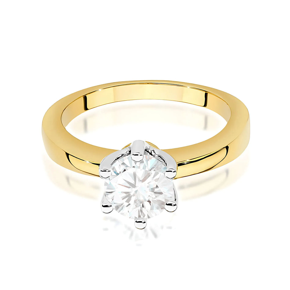 Gold Ring with 1.00ct Diamond