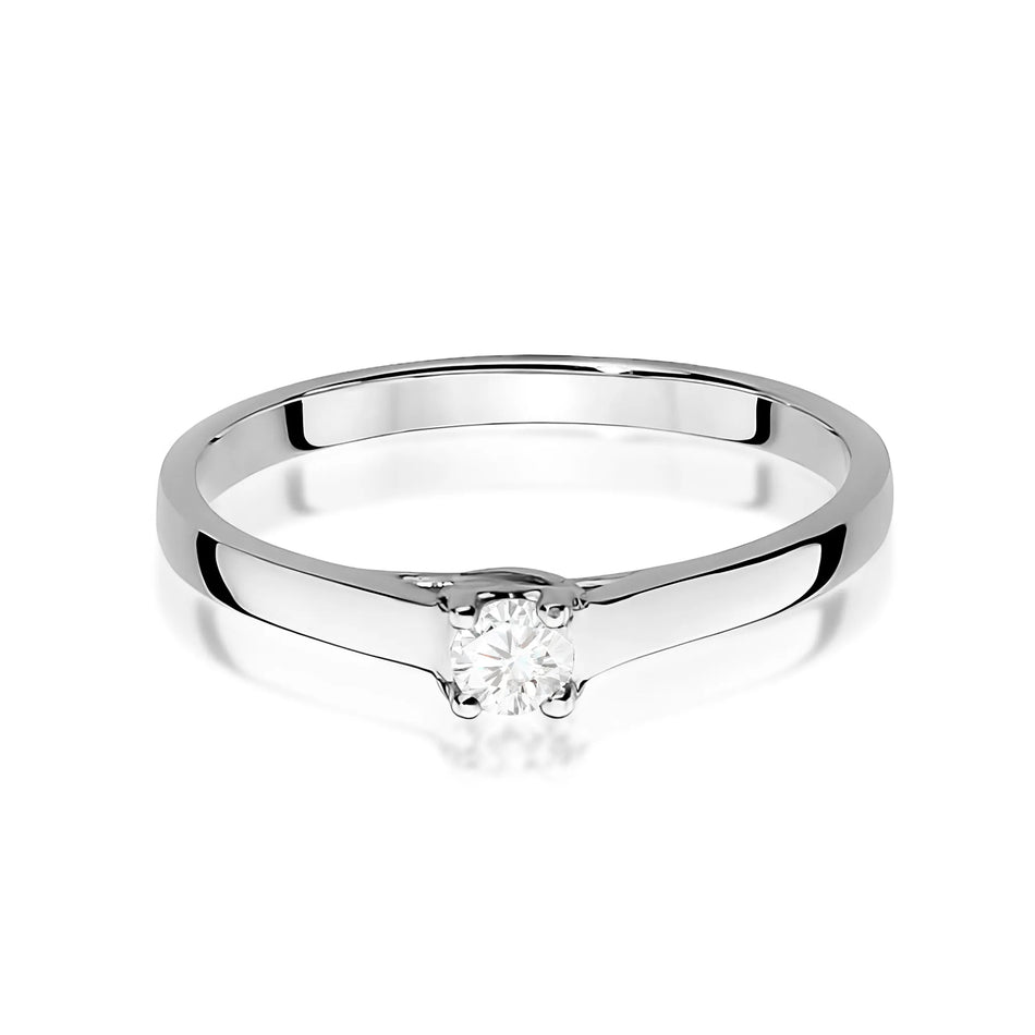 Gold Ring with 0.12ct Diamond