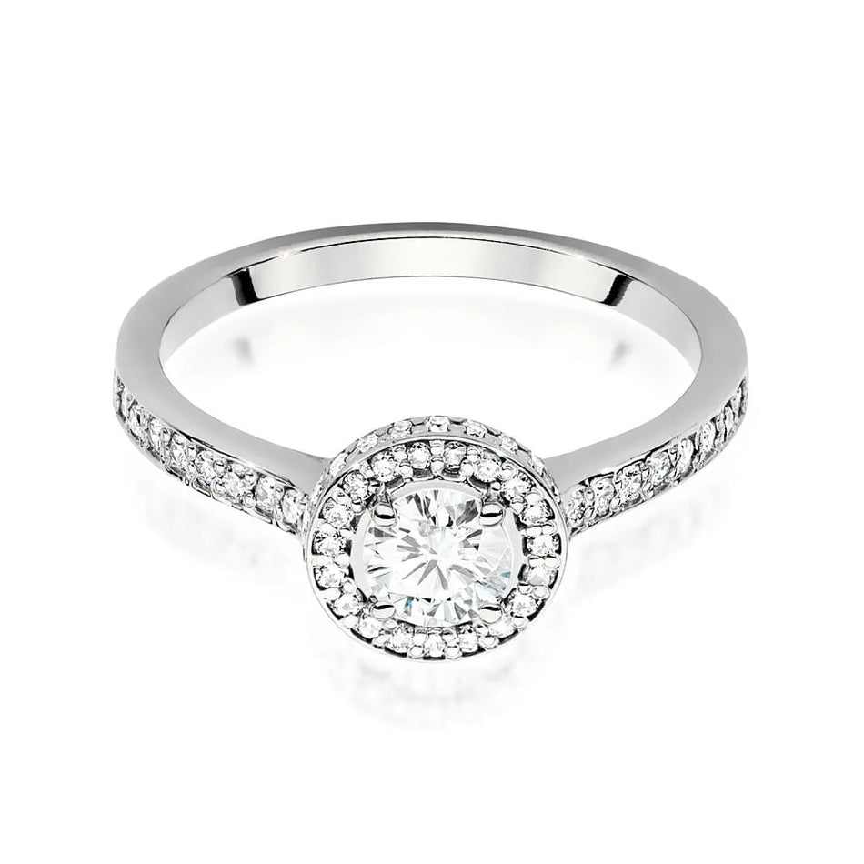 Gold Ring with 0.50ct and 0.368ct Diamonds