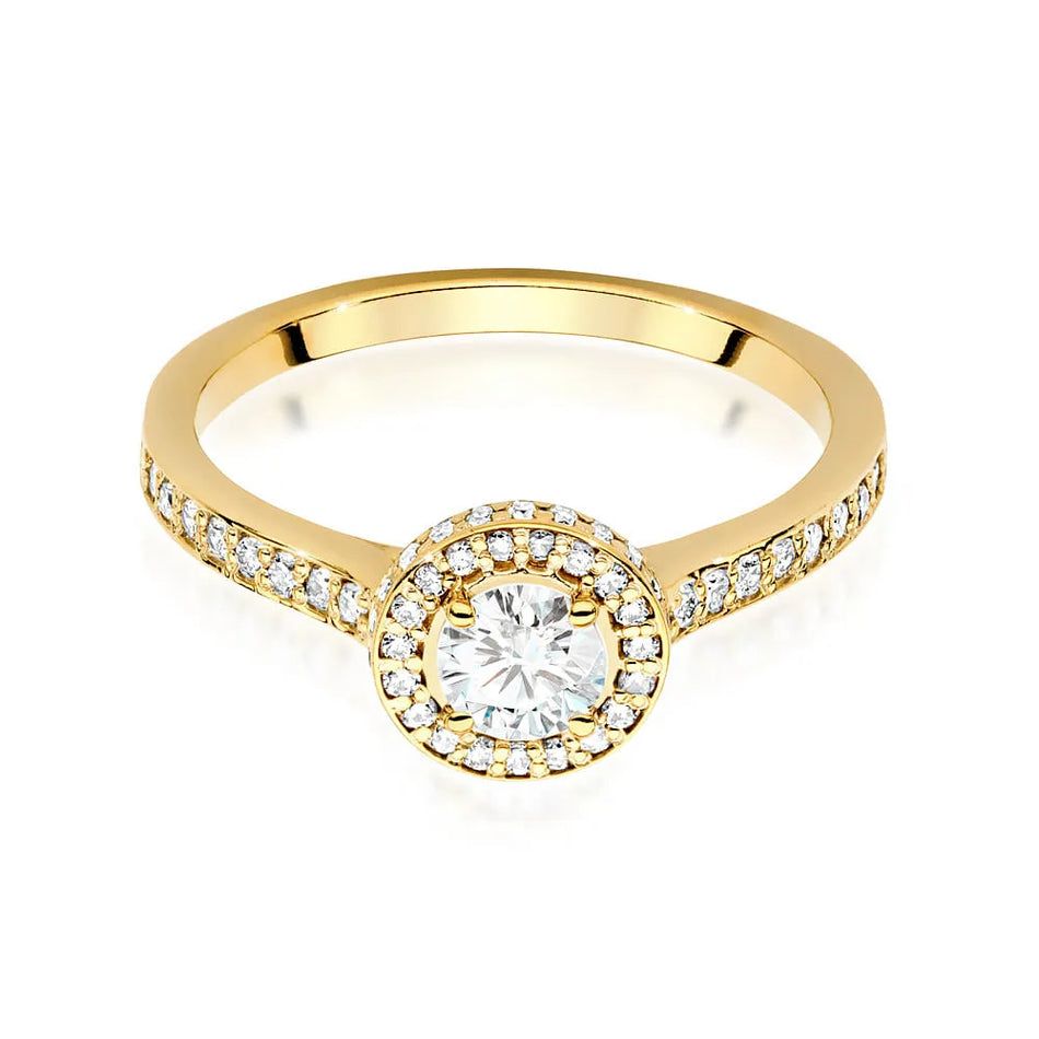 Gold Ring with 0.40ct and 0.343ct Diamonds