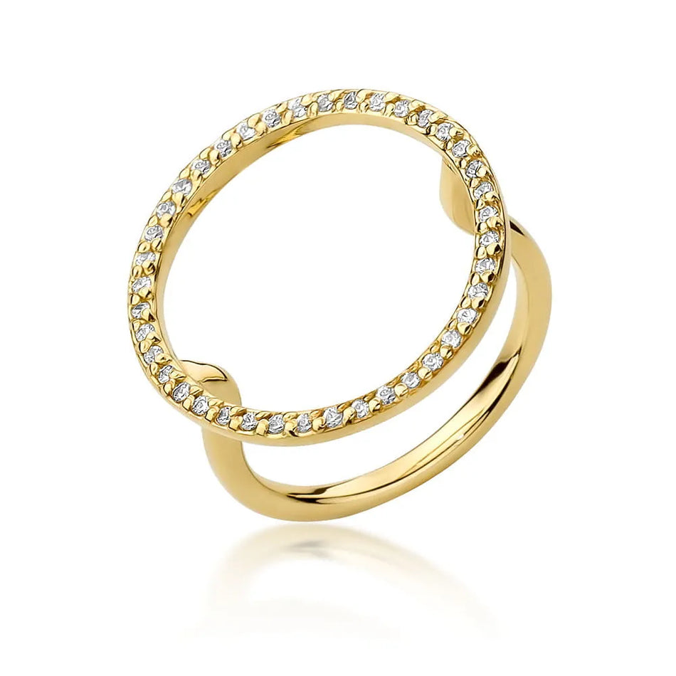Gold Ring with 0.20ct Diamonds