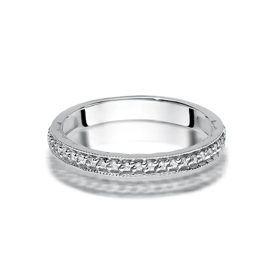 Gold Ring with 0.105ct Diamonds