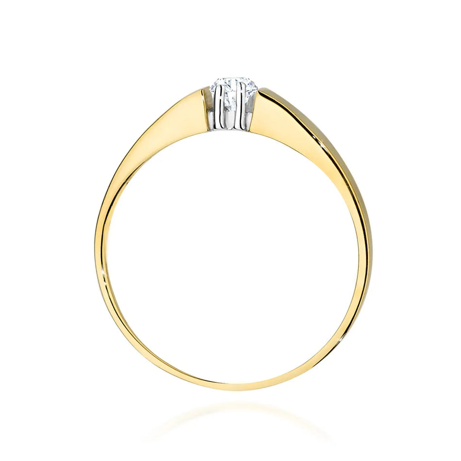 Gold Ring with 0.10ct Diamond