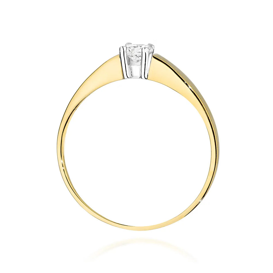 Gold Ring with 0.20ct Diamond