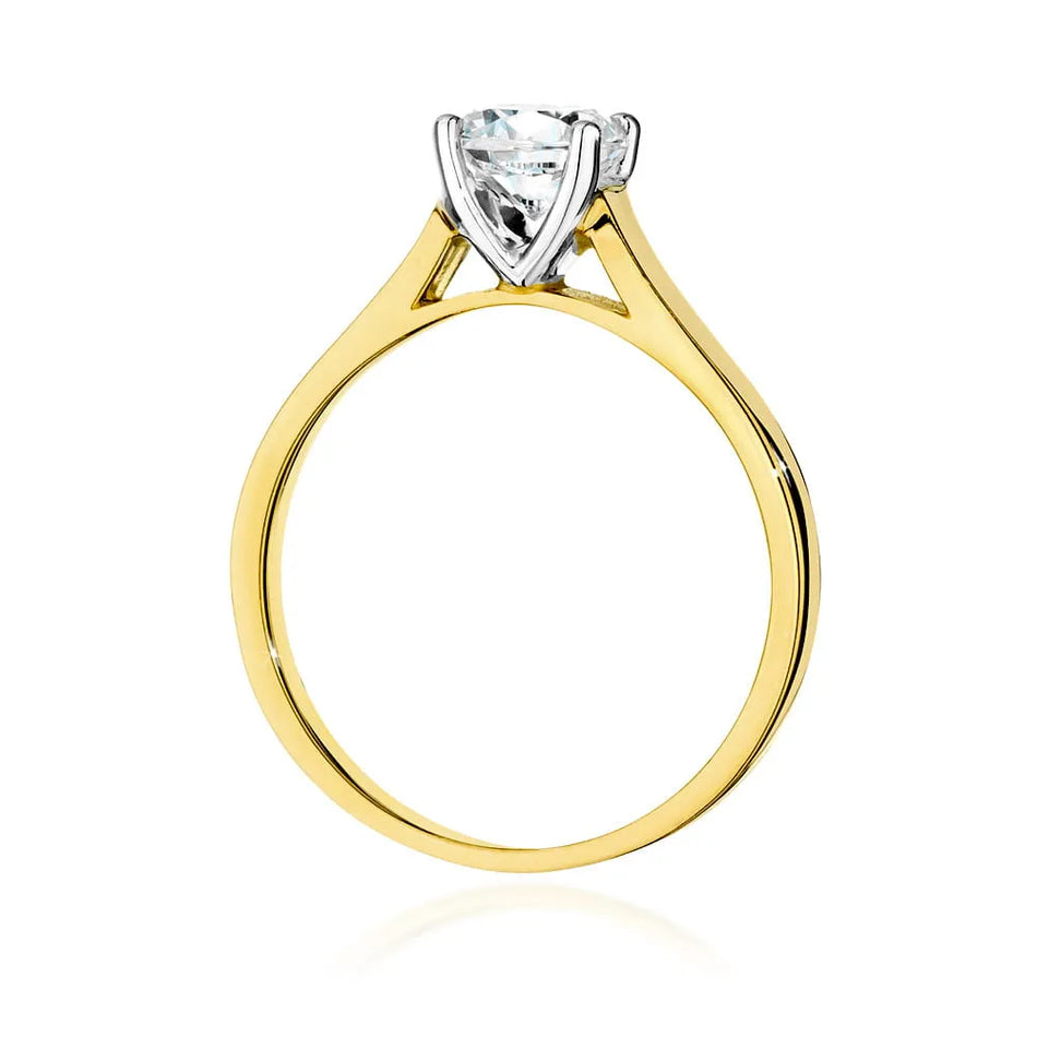 Gold Ring with 1.00ct Diamond