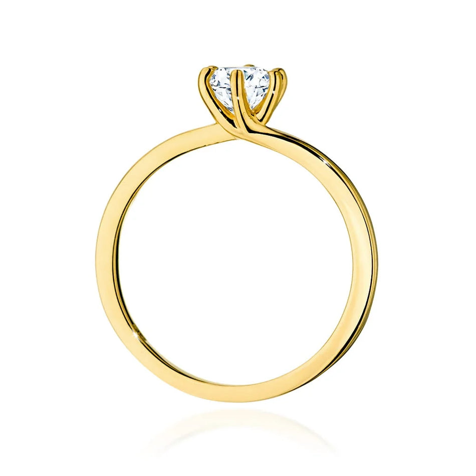Gold Ring with 0.50ct Diamond
